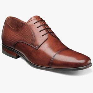 Florsheim Sz 10D Postino Cap Toe Oxford in Cognac • NEW!